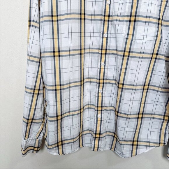 J.crew Mens XL Plaid Light Weight Slim Fit Shirt - Picture 7 of 12